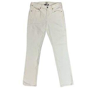 Citizens of Humanity Premium Vintage White Straight Leg Jean Women 27 Distressed